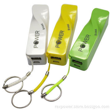 2,500mAh External Power Bank, Backup USB Battery Charger for Cell Phone